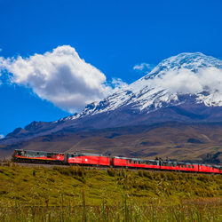 Tren crucero at chimborazo slopes
